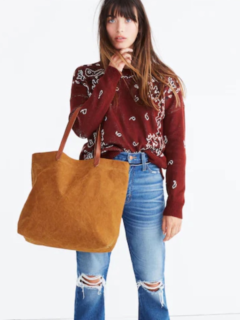 Madewell Bandana Sweater